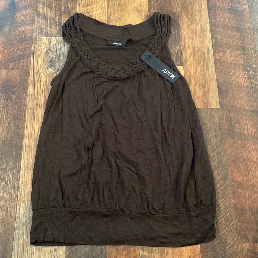 NWT Apt. 9 braided top tank top size PXS
